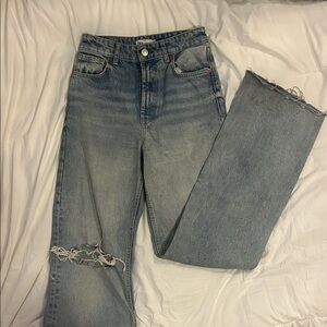 Zara High-Rise Light Wash Women’s Jeans